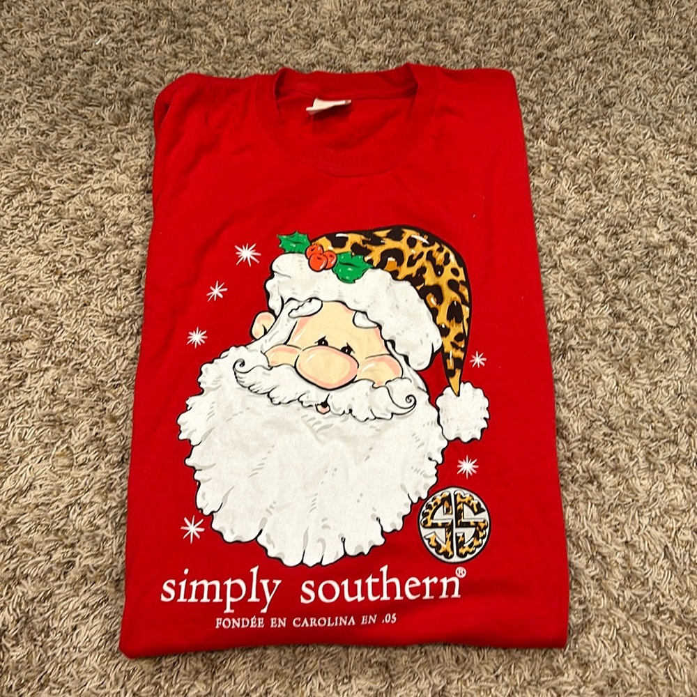 Christmas simple southern long sleeve